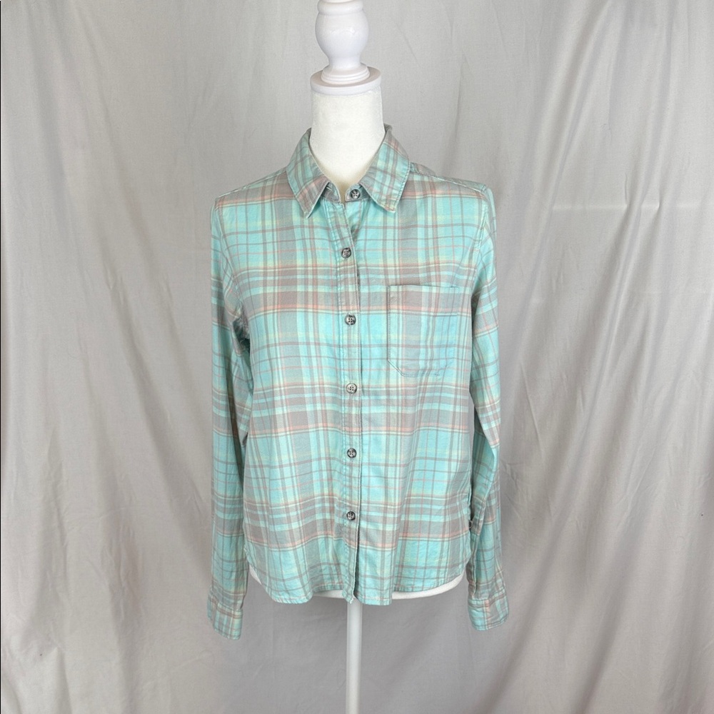 Mountain Hardwear Karsee Lite Long Sleeved Pastel Plaid Shirt w/Petal Back S/P